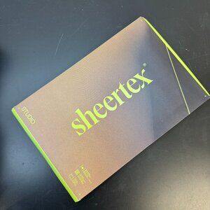 NWT Sheertex Classic Sheer Rip-Resist Tights Black Medium